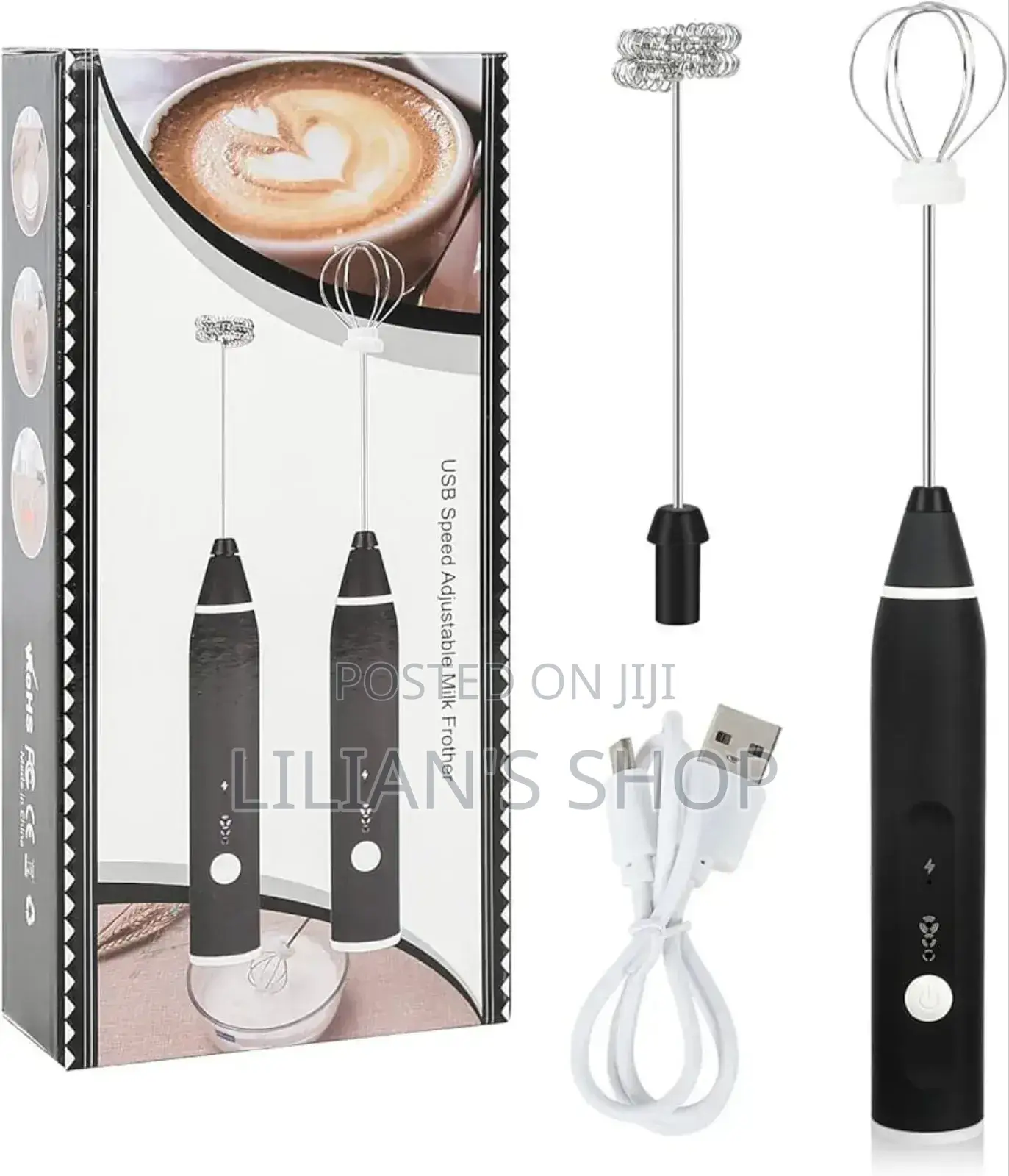 2in1 Rechargeable Milk and Coffee Frother