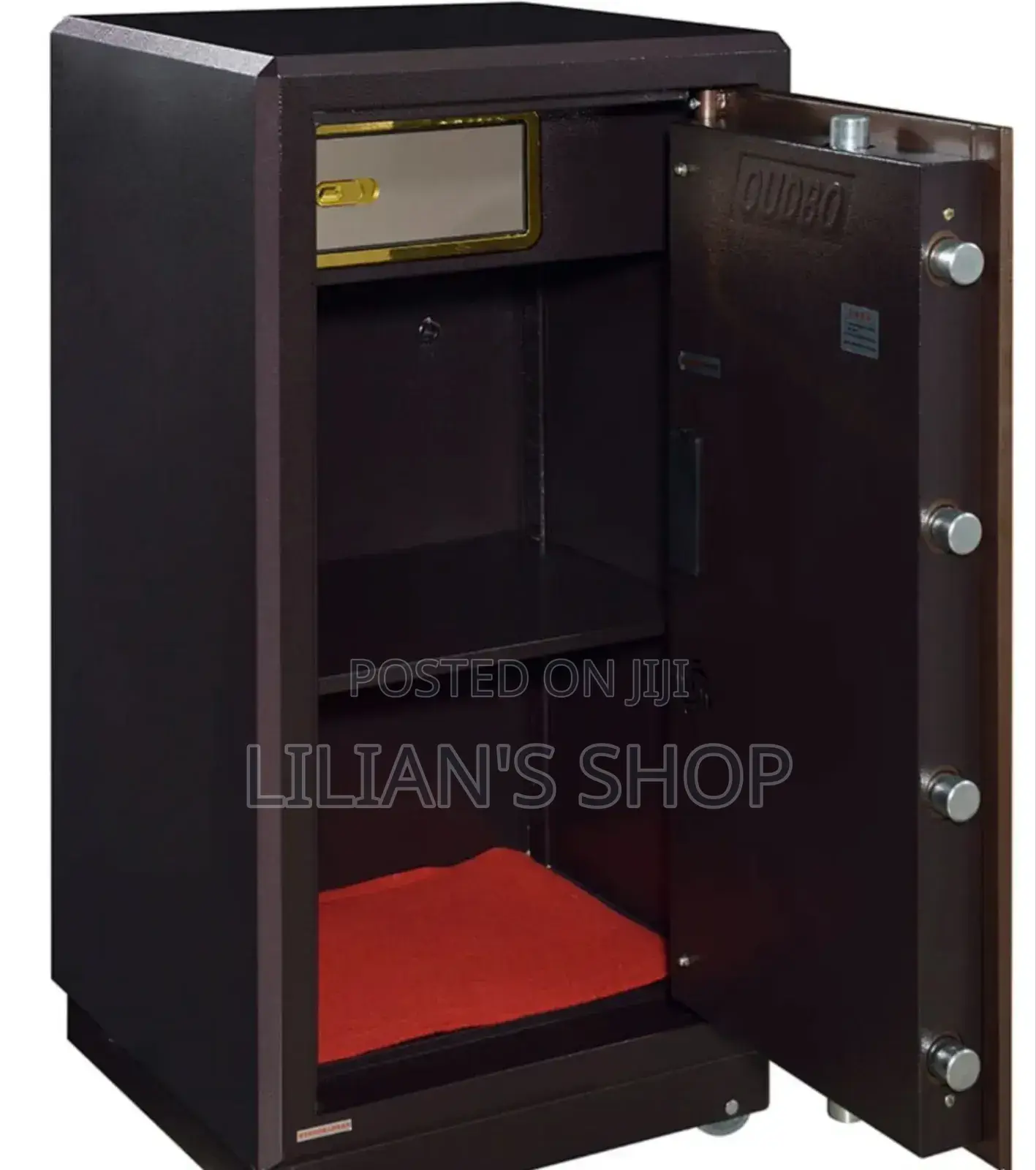 High Security Fireproof Digital Safe Box With Dual Locks