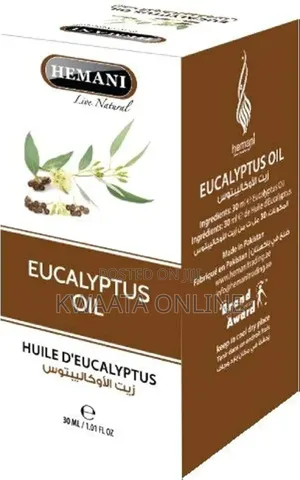 30ml Hemani Eucalyptus Oil.100% Pure and Natural Essential Oil