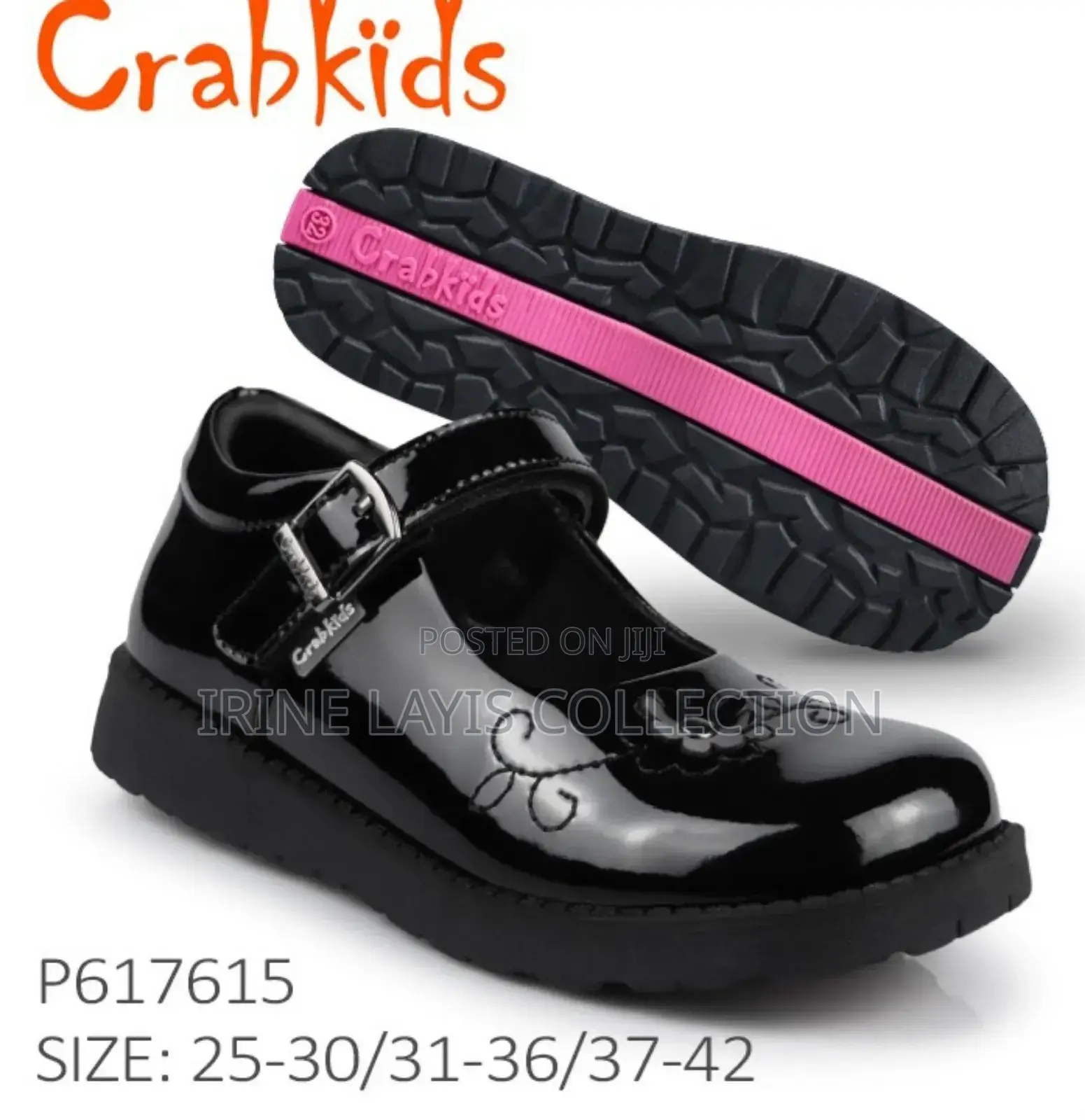 Crab Kids School Shoes for Girls