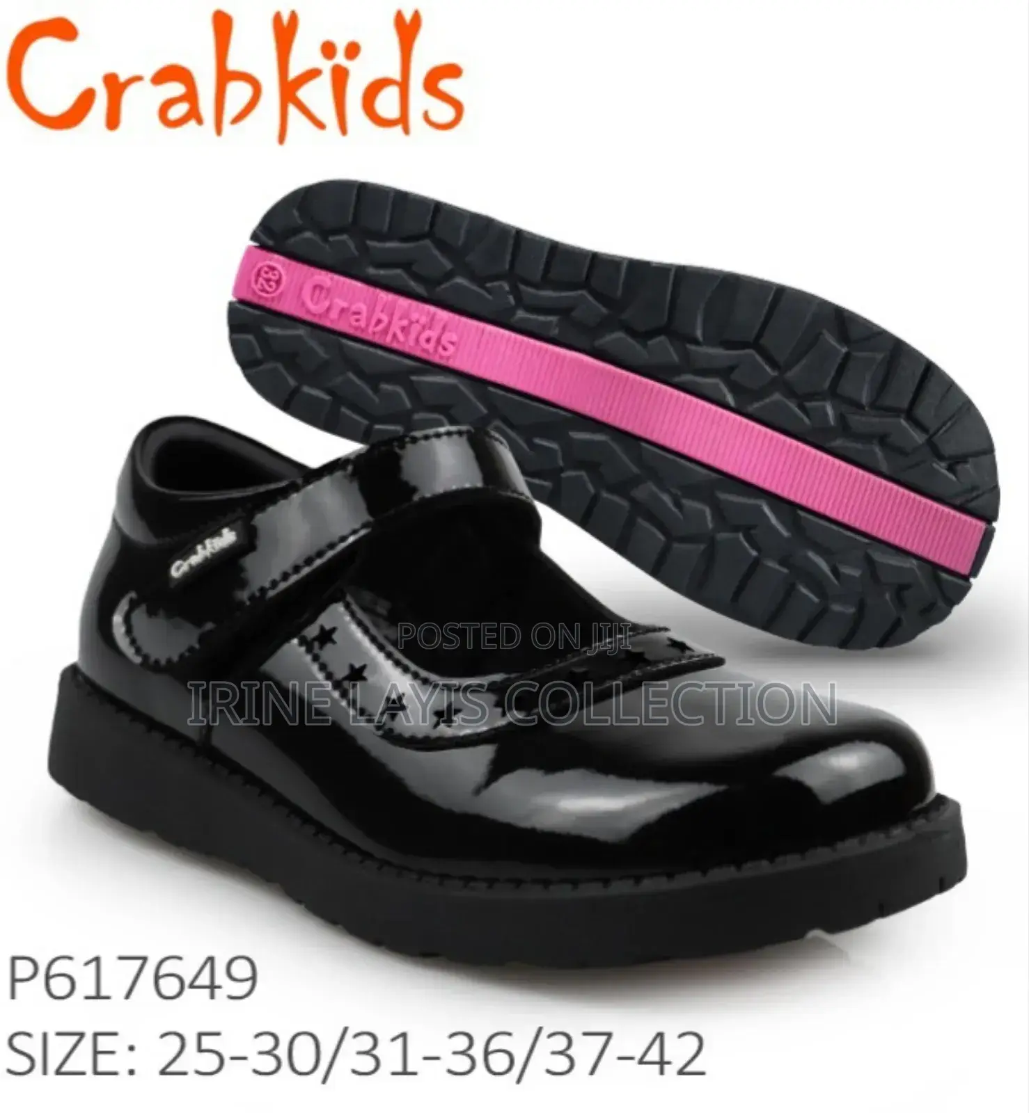 Crab Kids School Shoes for Girls