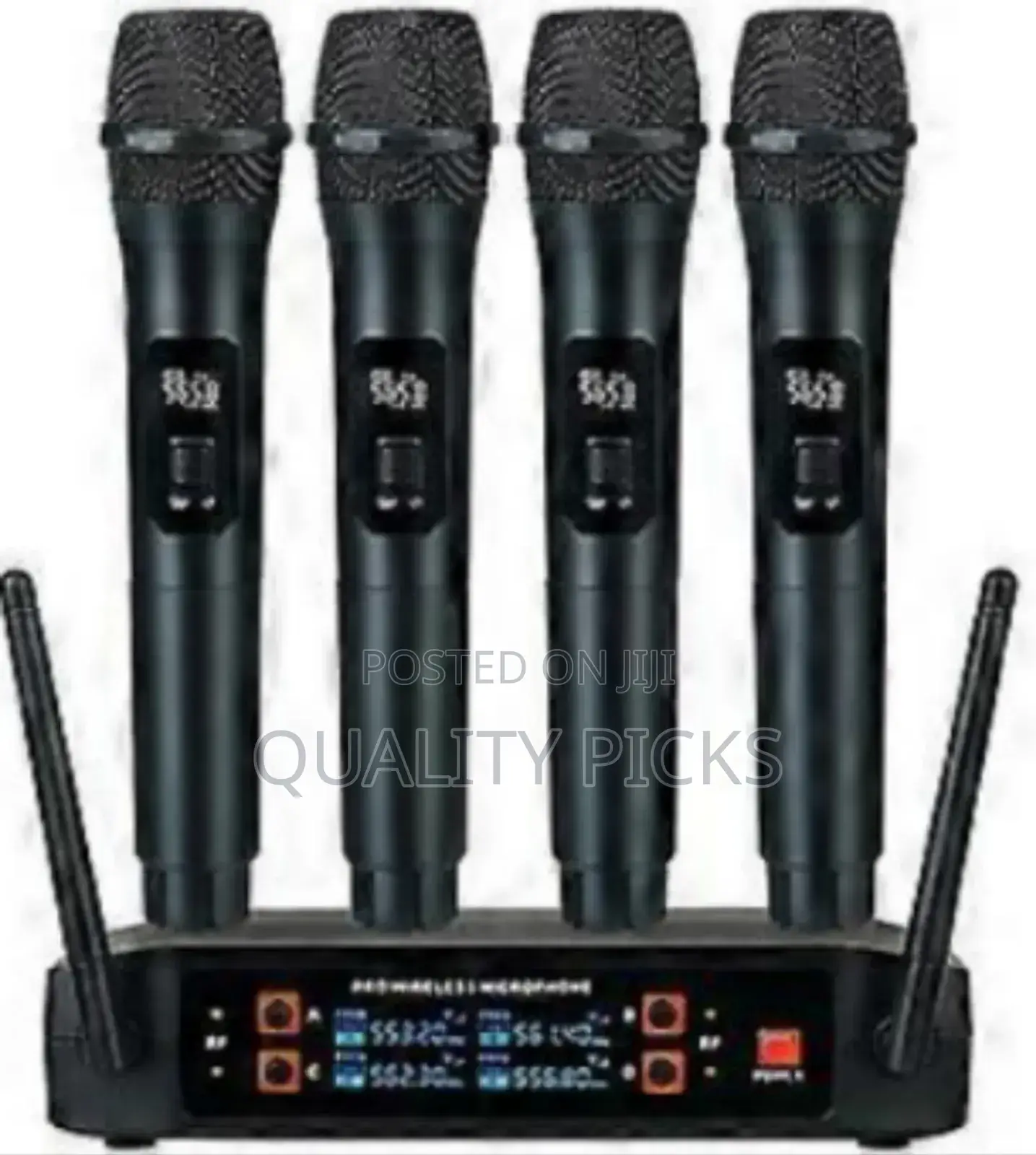 4 Piece Wireless Vocal Microphone Set