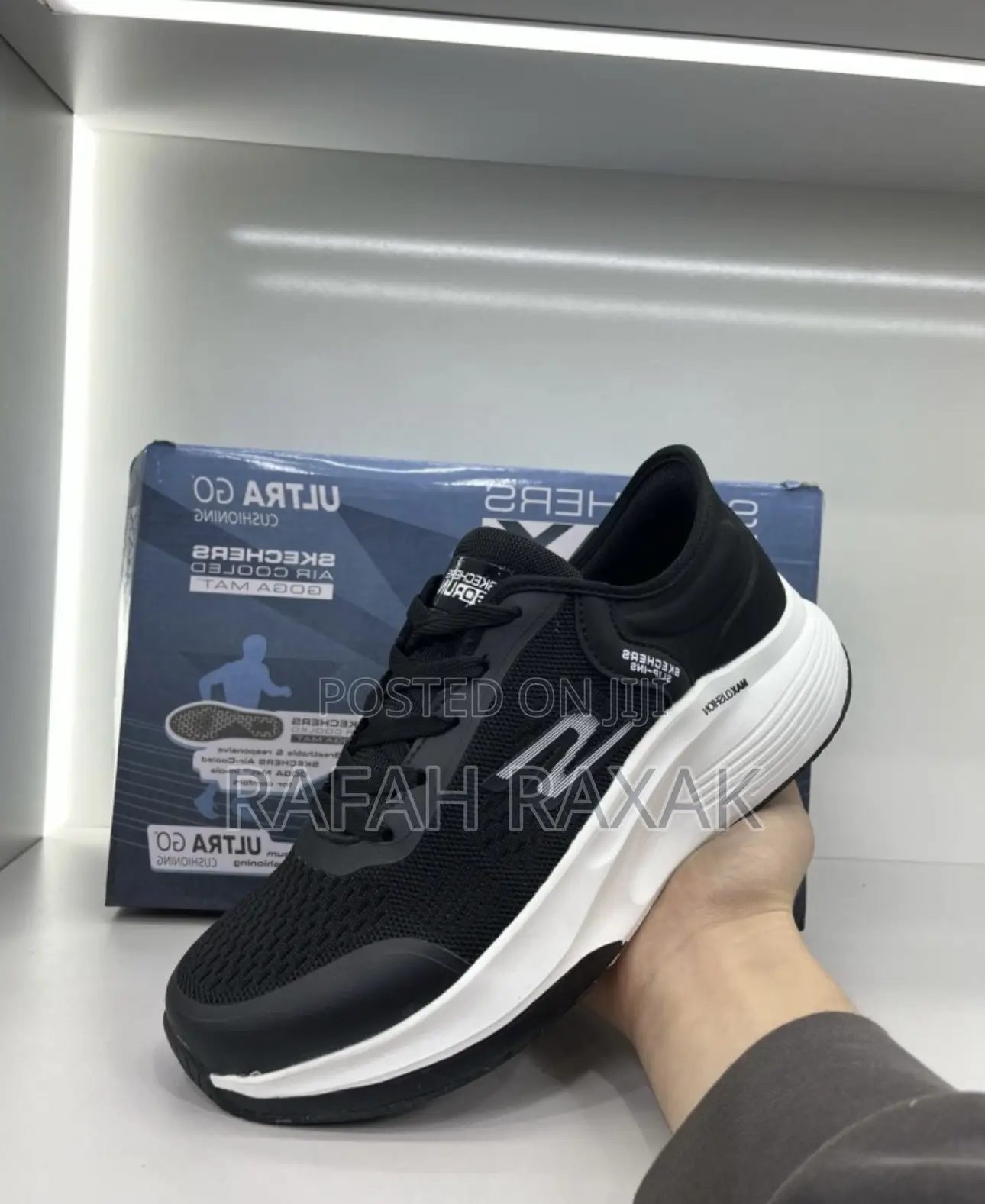 Original Black Skechers Go Walk Max Walker Walking Running Shoes