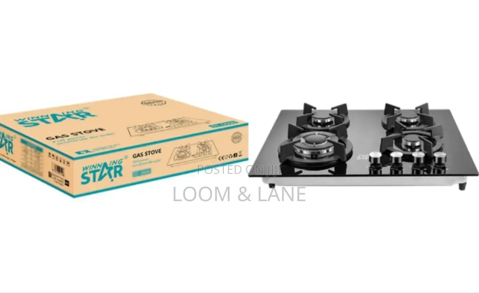 Winning Star 4-Burner Gas Stove Hob