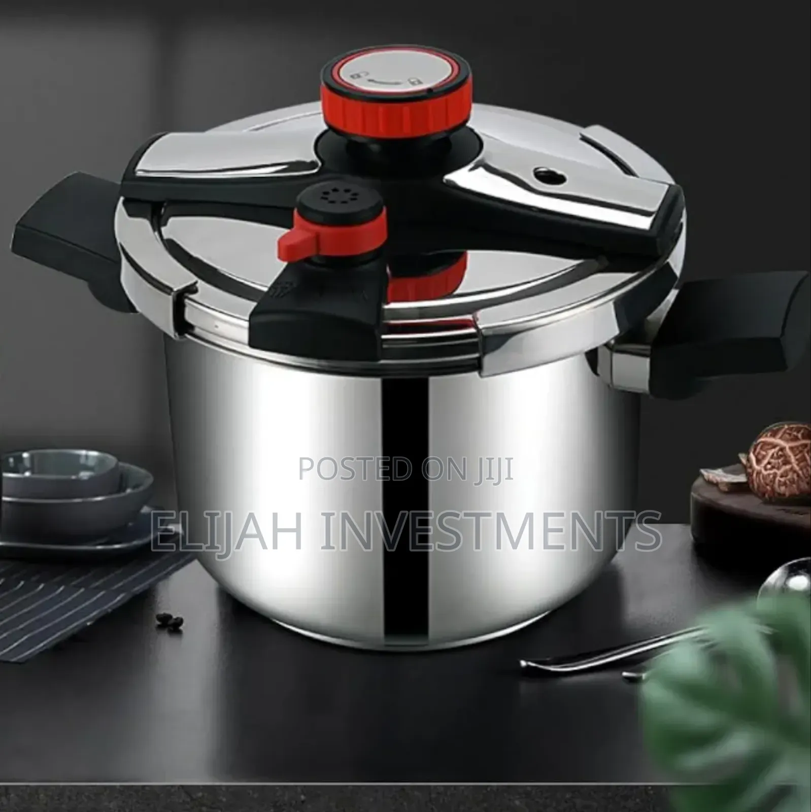Stainless Steel Pressure Cooker 10 Liters