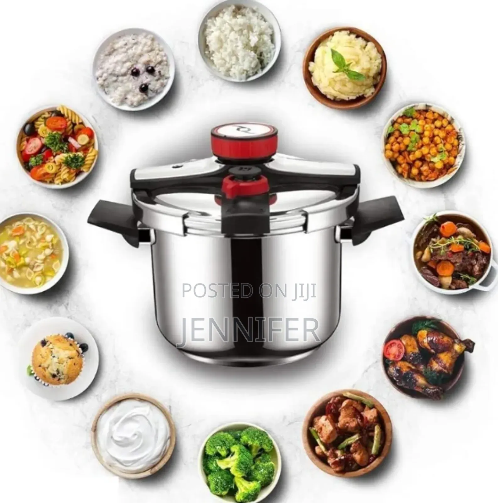 Stainless Steel Pressure Cooker 10 Liters