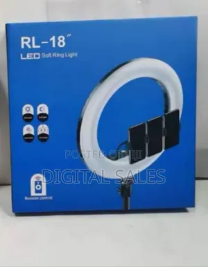 Rl-18 Led 18inch Soft Ring Light With a Remote Control