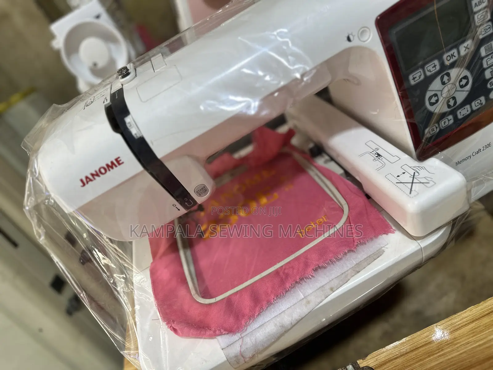 Embroidery 230e Janome Well Serviced and Warranty of 3years