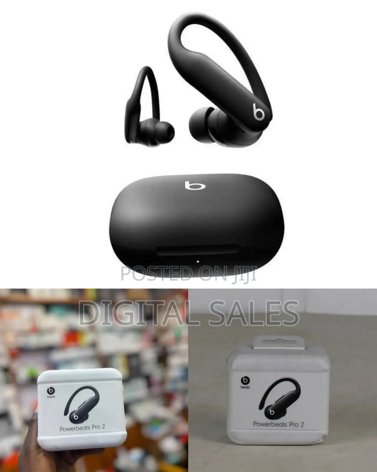 Beats Powerbeats Pro 2 Wireless Bluetooth Sports Earbuds - Black