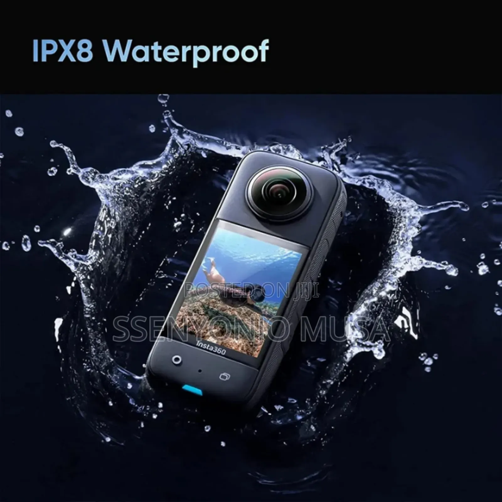 Insta360 X5 Action Camera – 360° Waterproof Camera With Flowstate