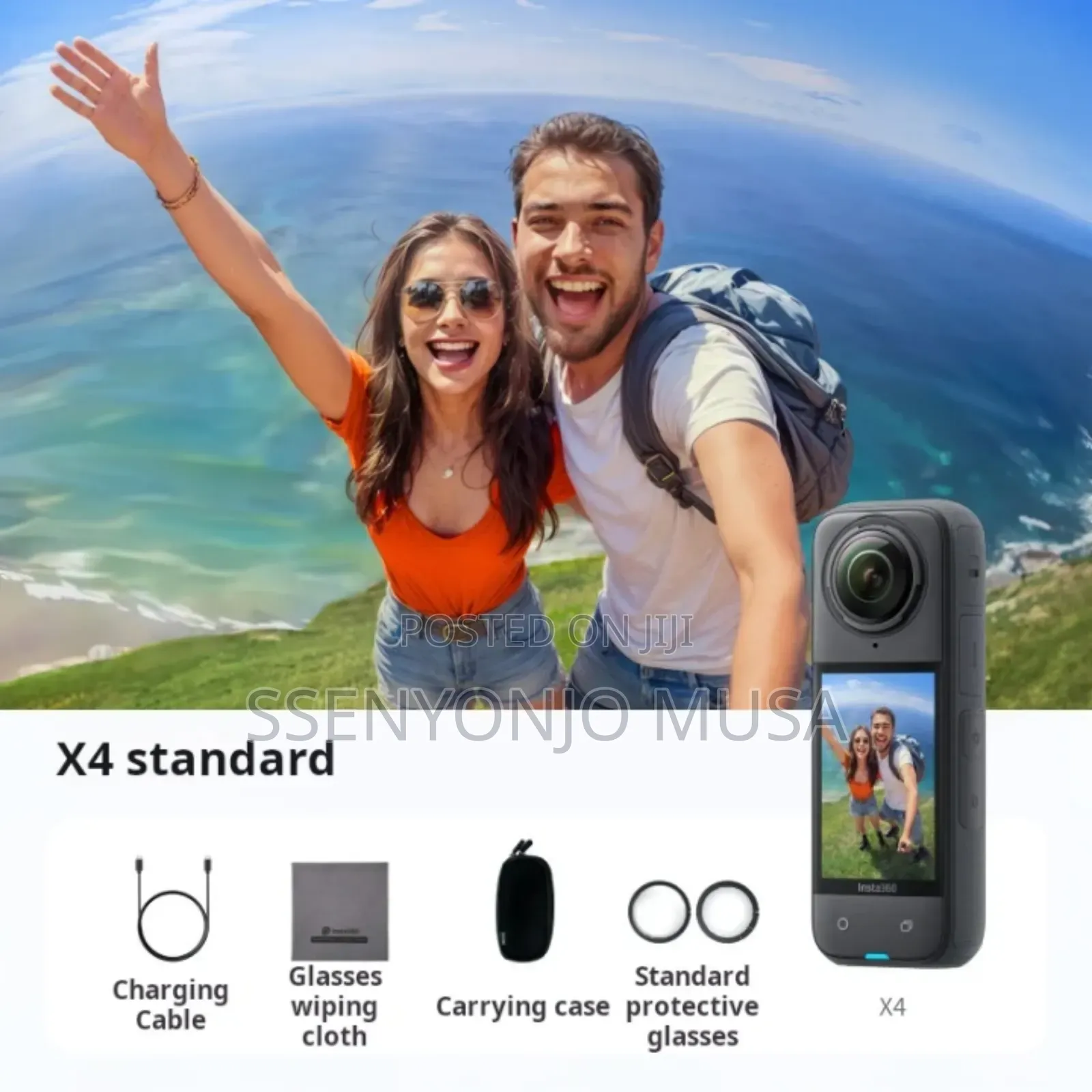 Insta360 X5 Action Camera – 360° Waterproof Camera With Flowstate