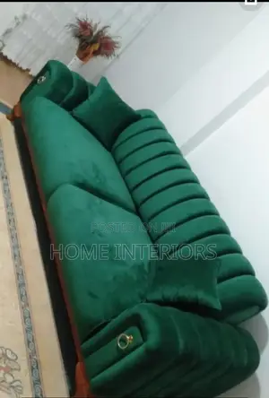 Three Seater Sofa in Green Colour