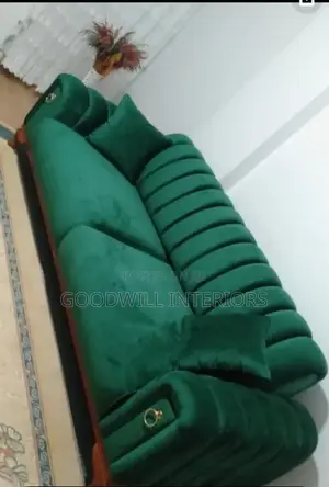 Three Seater Sofa in Green Colour
