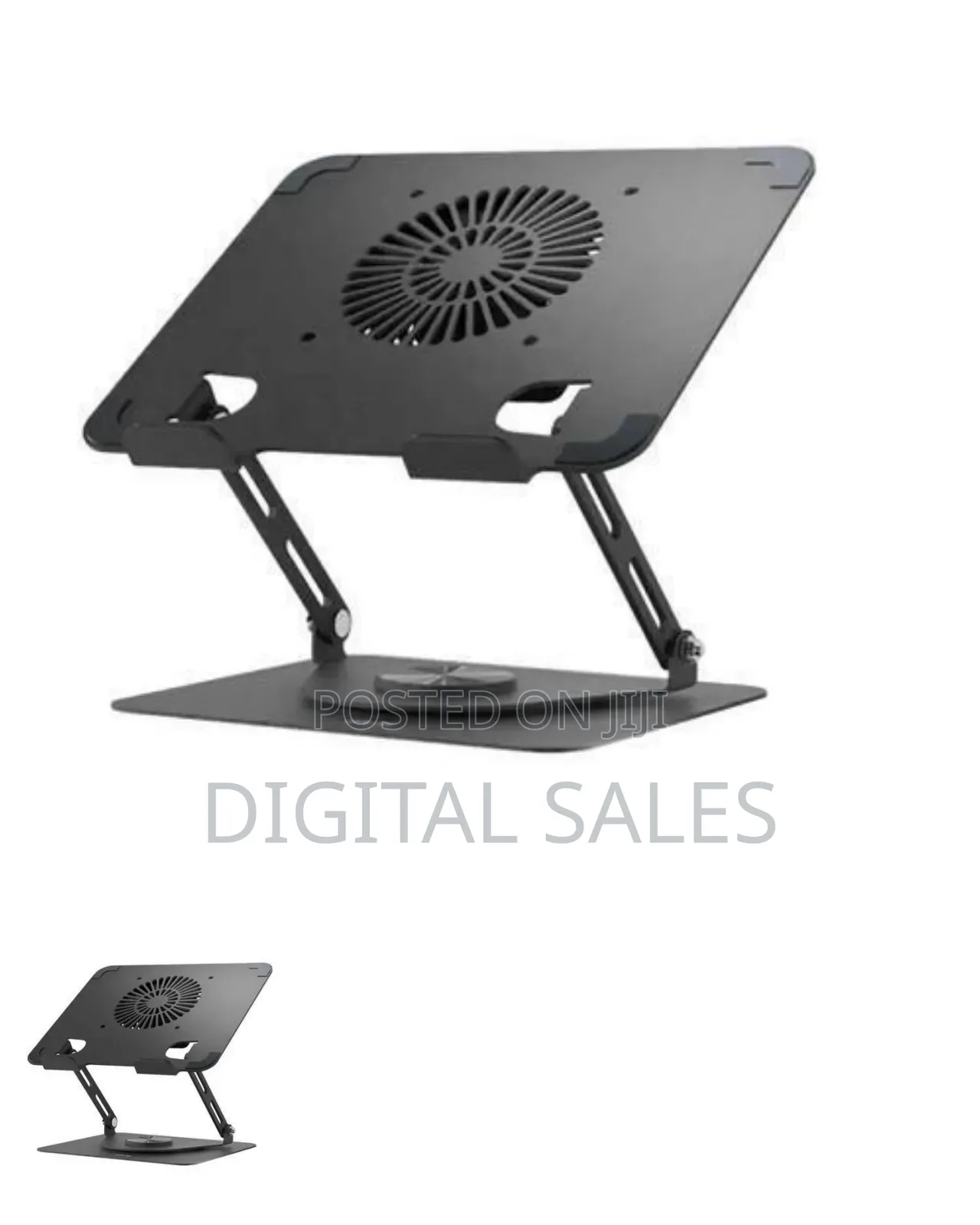 Green Lion Green Lion Adjustable Laptop Stand With Quiet Cooling Fan