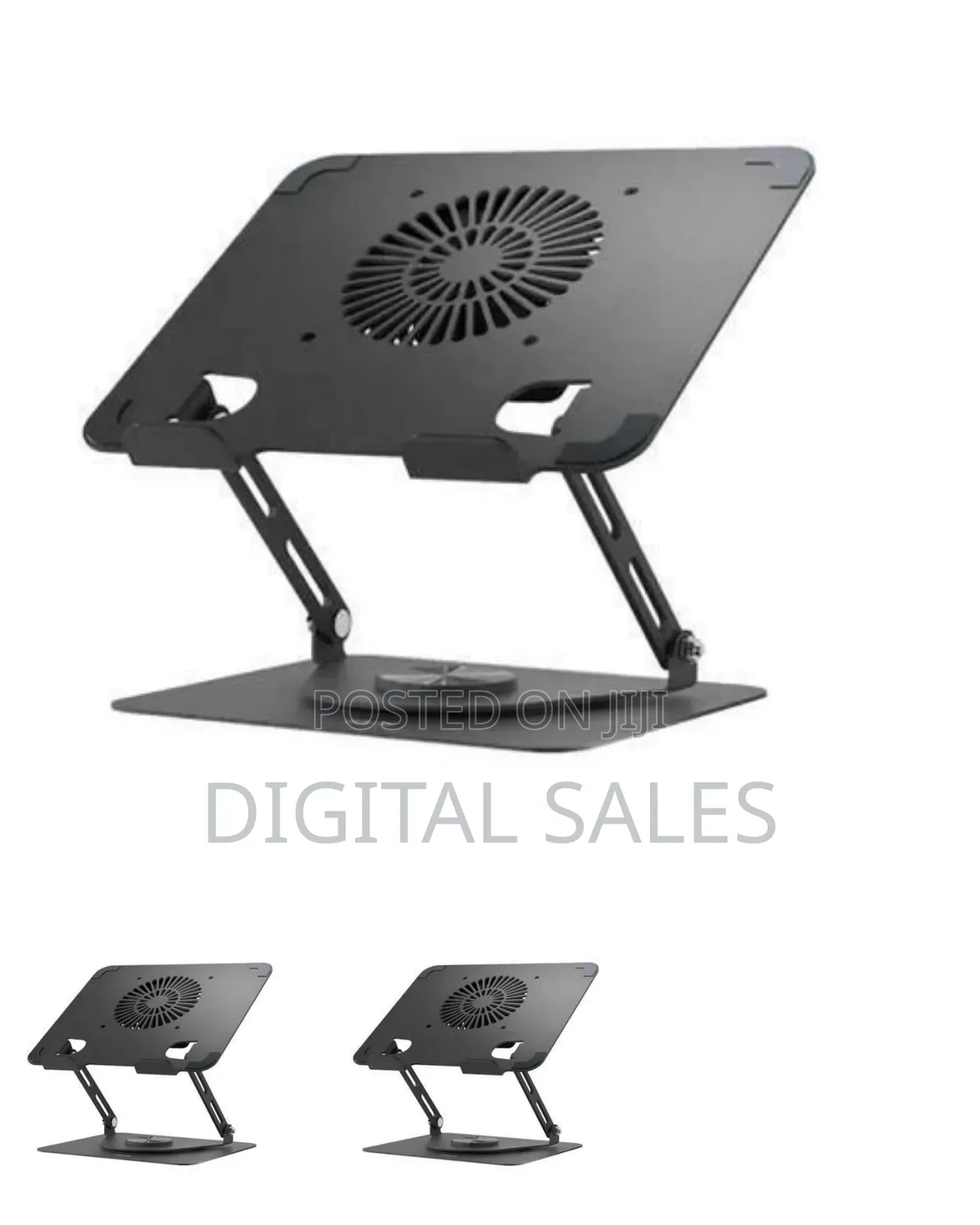 Green Lion Green Lion Adjustable Laptop Stand With Quiet Cooling Fan