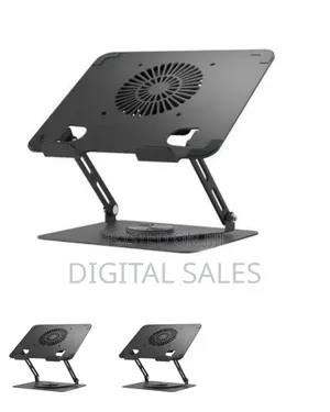 Green Lion Green Lion Adjustable Laptop Stand With Quiet Cooling Fan