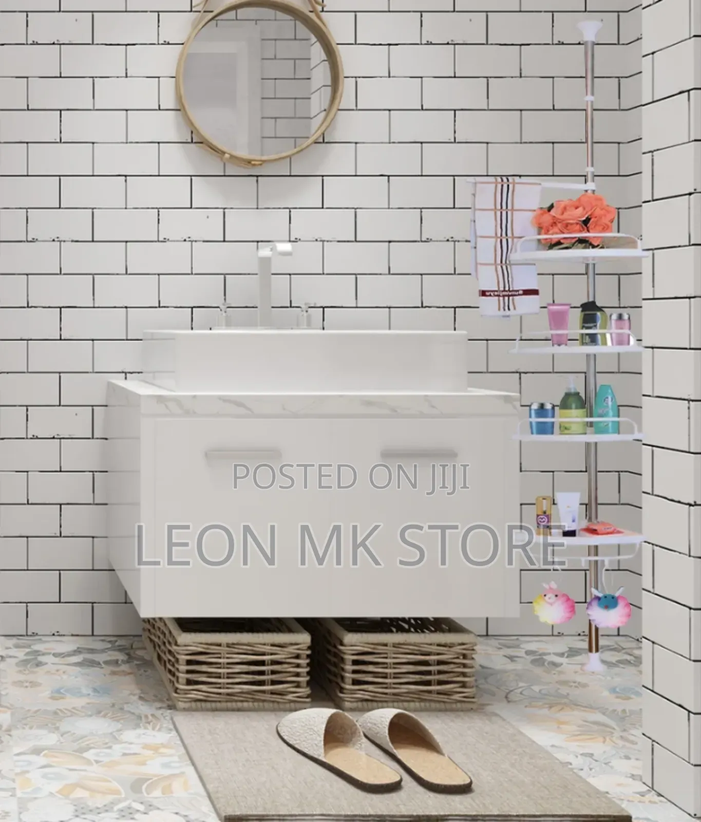 Toilet Corner Shelf Storage Wall to Wall