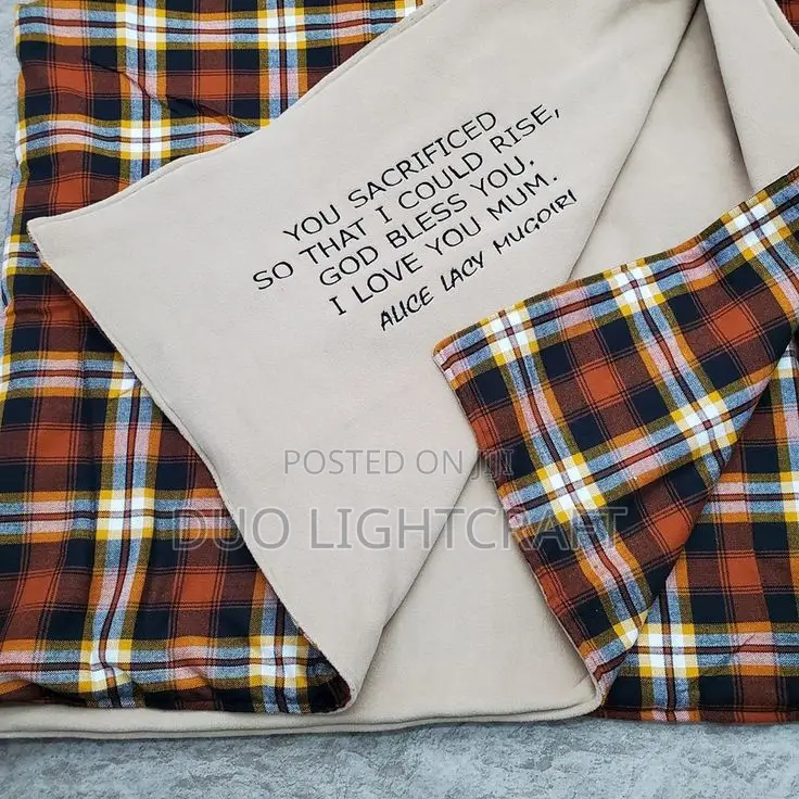 Printed Maasai Fleece Blankets