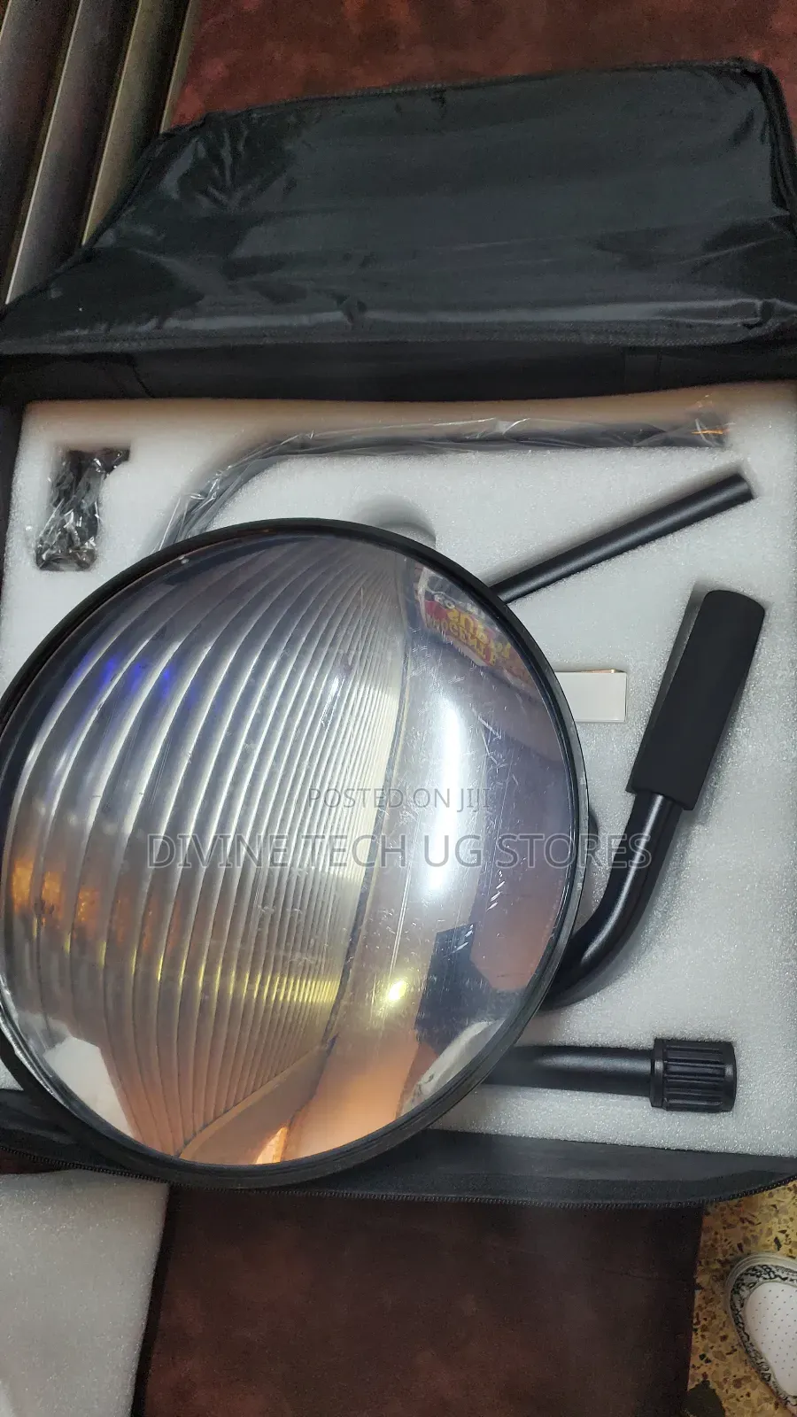 Under Vehicle Search Mirror With Led Light Torch(12 Inches)