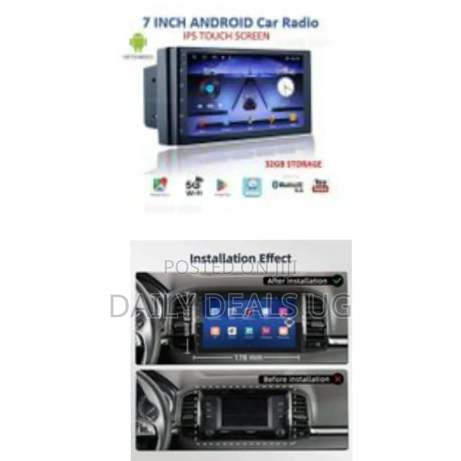 64gb Soak Android 15 Inch Touch Screen GPS Car Radio Google Maps Wifi