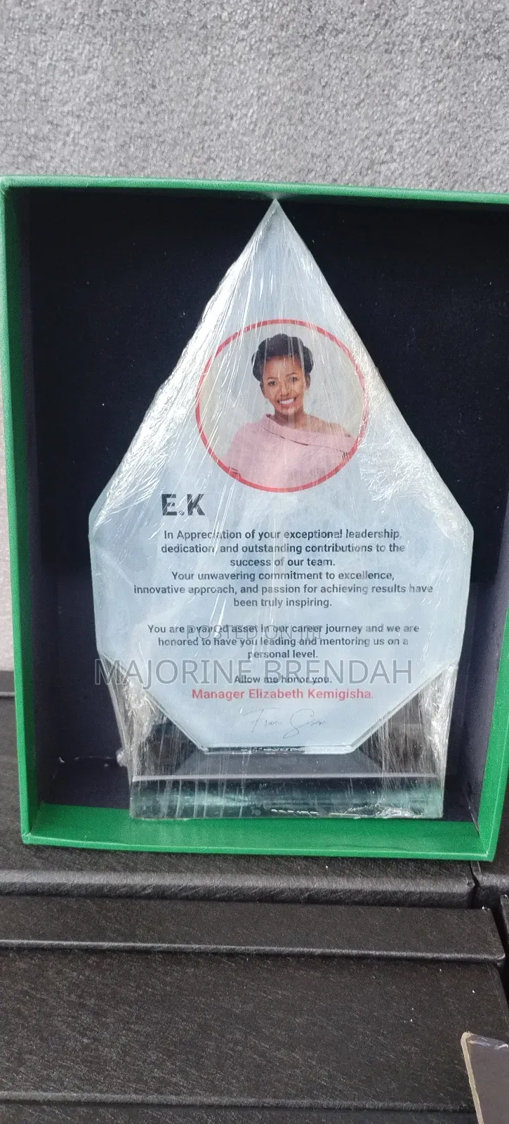 Appreciation Trophy in a Box