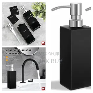 2pcs Ceramic Hand and Dish Soap Dispenser Set