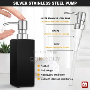 2pcs Ceramic Hand and Dish Soap Dispenser Set