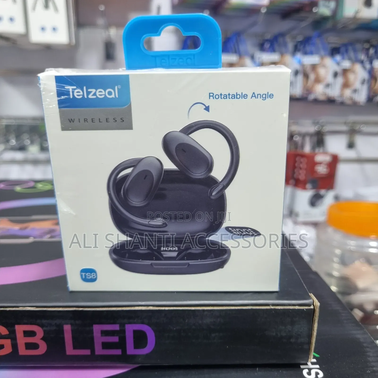 Clip on Earbuds, Pure Bass Clip on Earbuds Telzeal