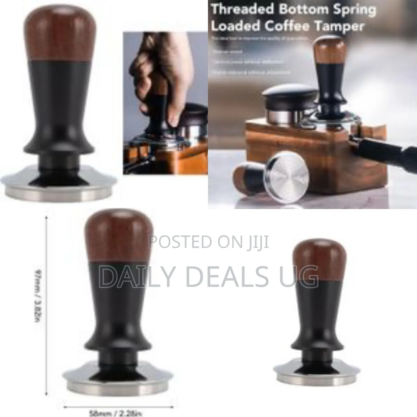 58mm Espresso Tamper, Spring Loaded Coffee Calibrated