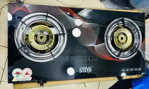 Winning Star 2-Burner Tempered Glass Gas Stove