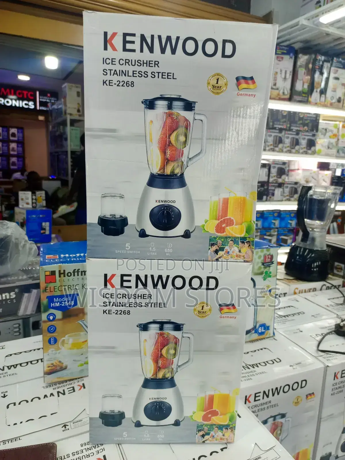 2in1 Kenwood 8 Blade 3peed Ice Crusher Blender