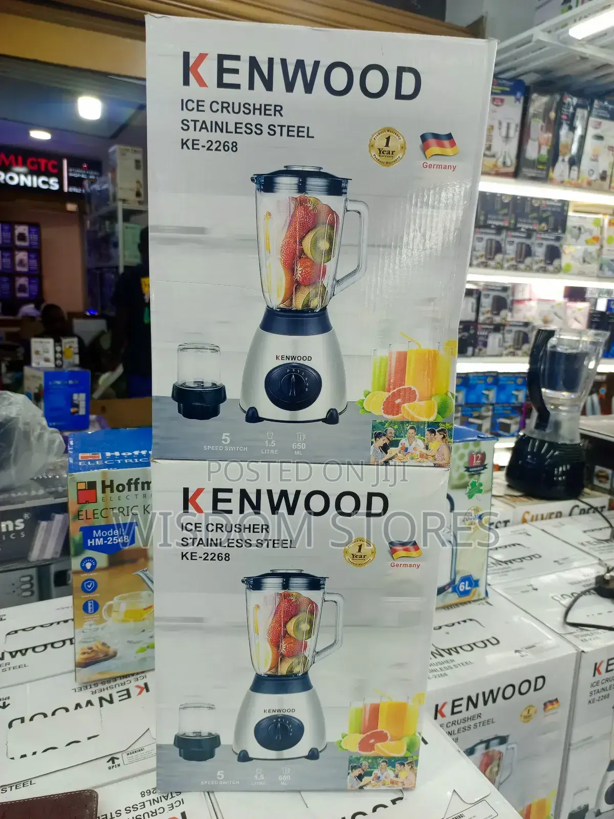 2in1 Kenwood 8 Blade 3peed Ice Crusher Blender