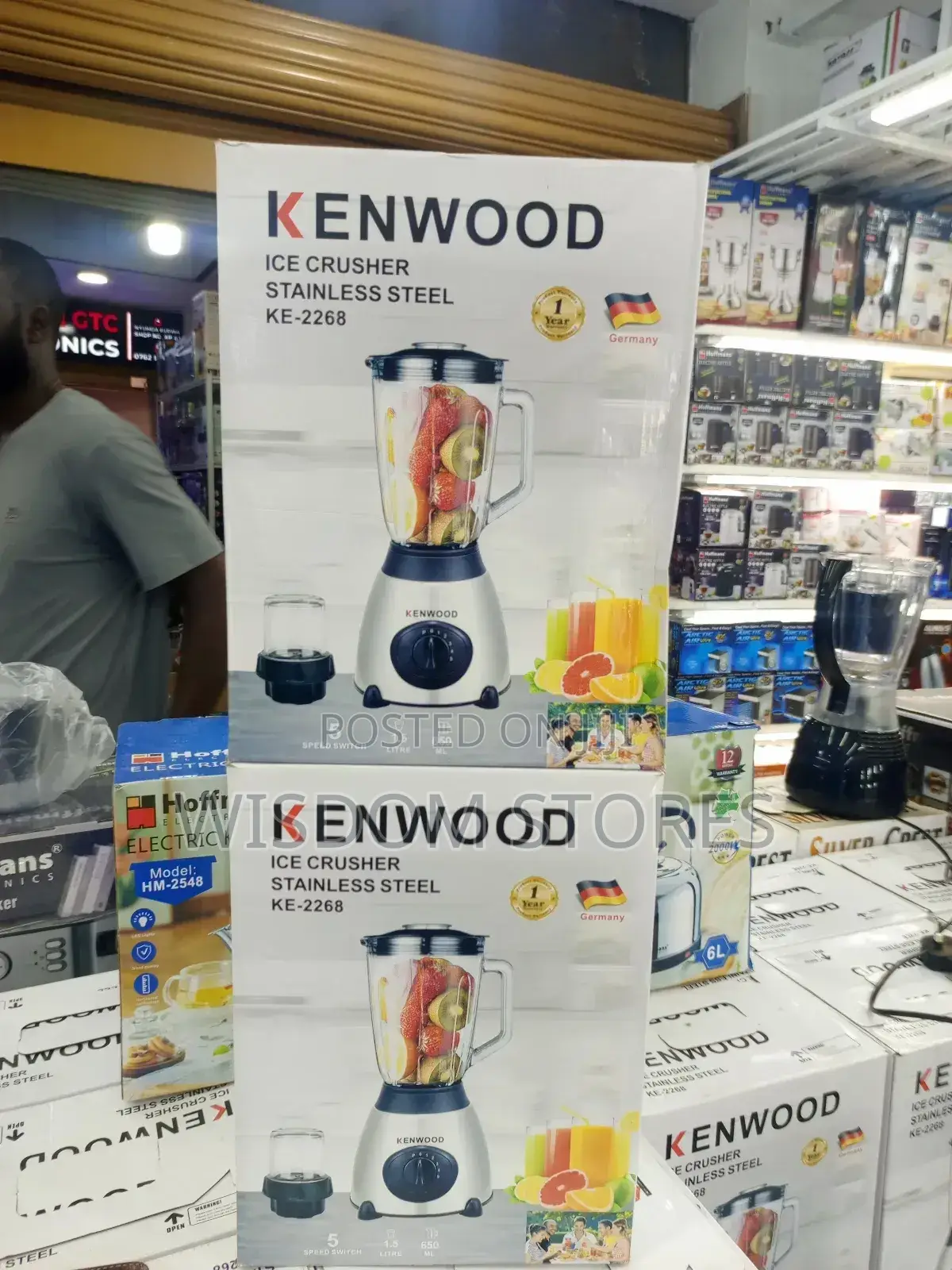 2in1 Kenwood 8 Blade 3peed Ice Crusher Blender