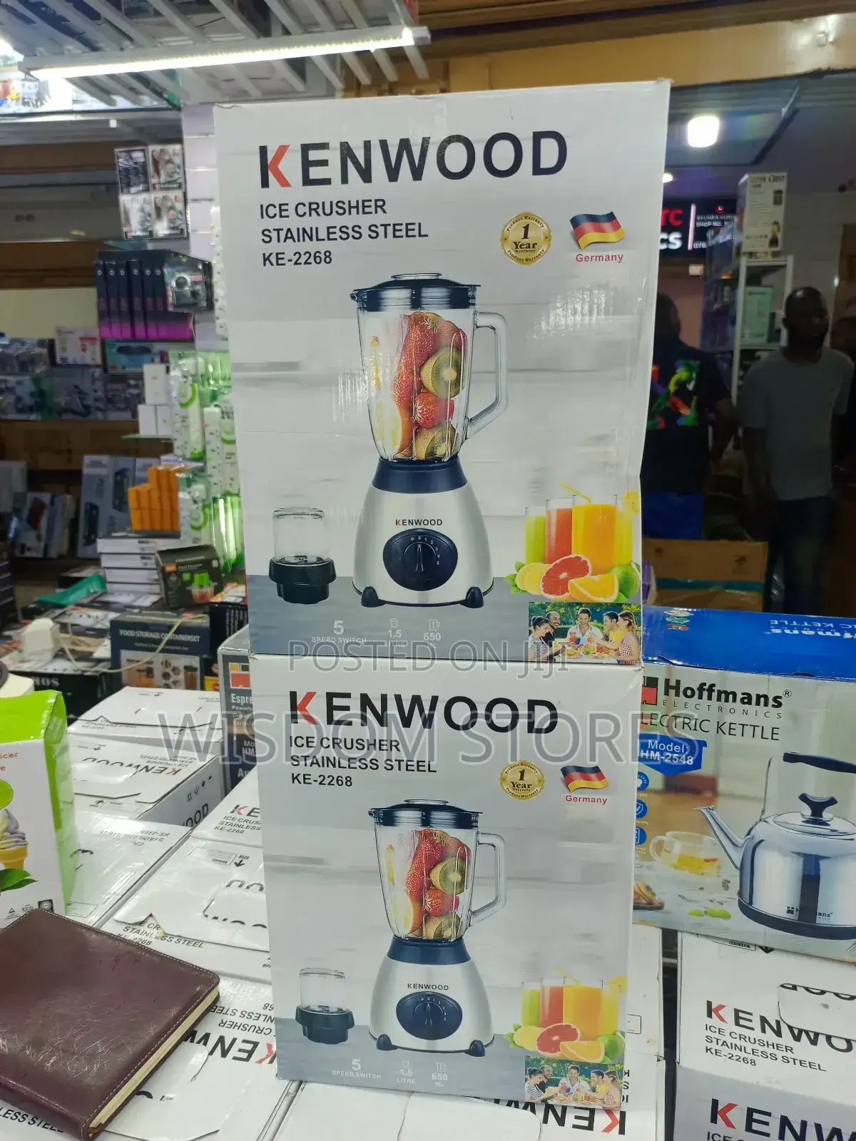2in1 Kenwood 8 Blade 3peed Ice Crusher Blender