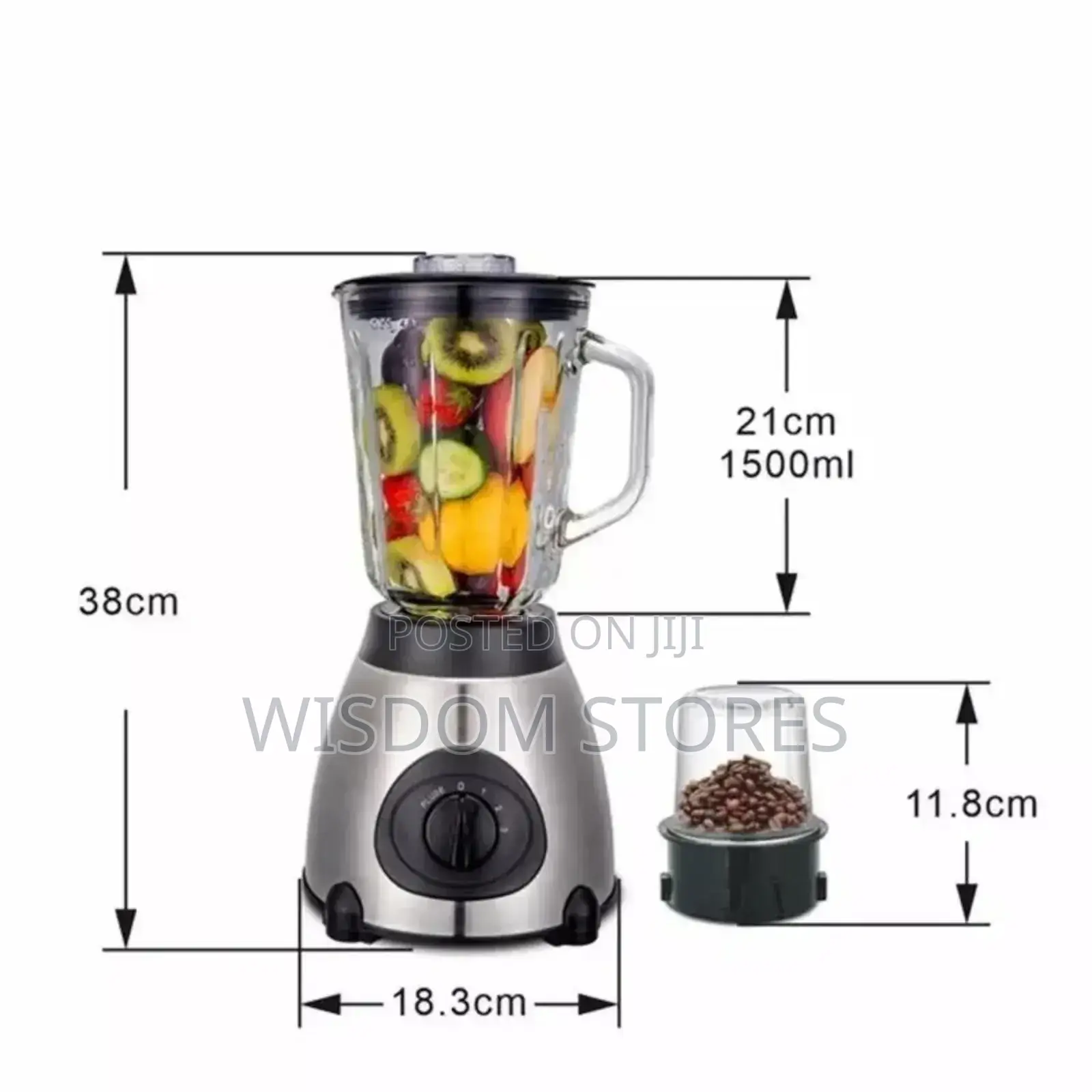 Kenwood 2 in 1 Powerful Ice Crusher Blender With Grinder - 850w
