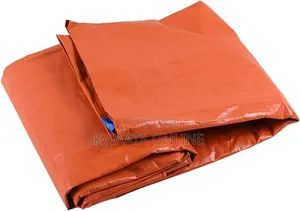 8x9m Tarpaulin/Tarp/ Sheet 100% Waterproof Tirpal Multipurpose-Orange