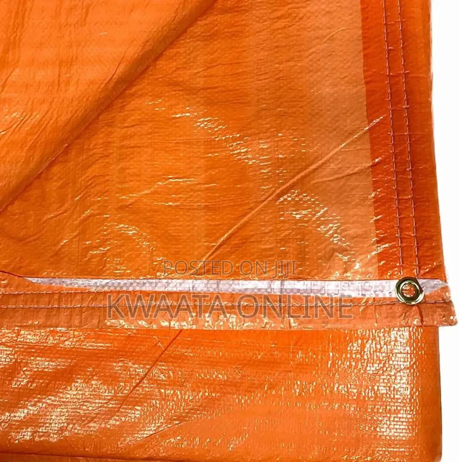 8x9m Tarpaulin/Tarp/ Sheet 100% Waterproof Tirpal Multipurpose-Orange