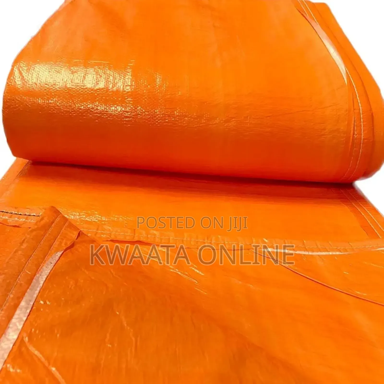 8x9m Tarpaulin/Tarp/ Sheet 100% Waterproof Tirpal Multipurpose-Orange