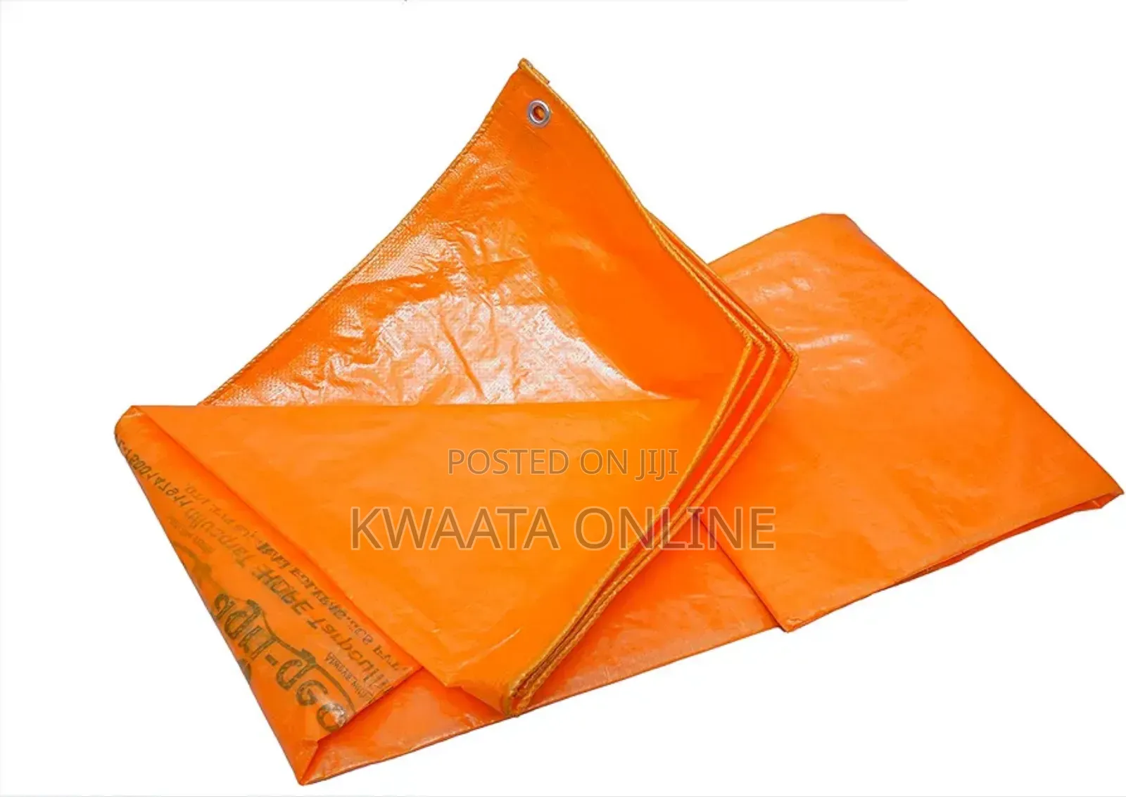 8x9m Tarpaulin/Tarp/ Sheet 100% Waterproof Tirpal Multipurpose-Orange