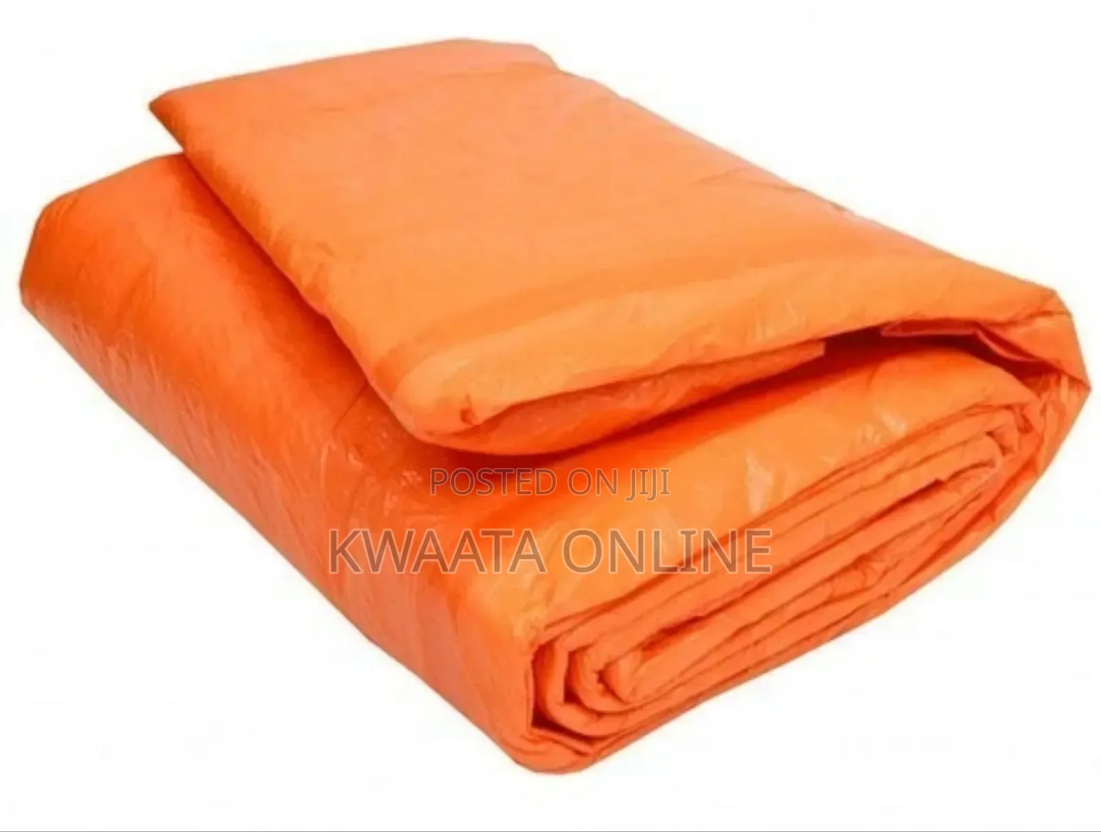 8x9m Tarpaulin/Tarp/ Sheet 100% Waterproof Tirpal Multipurpose-Orange