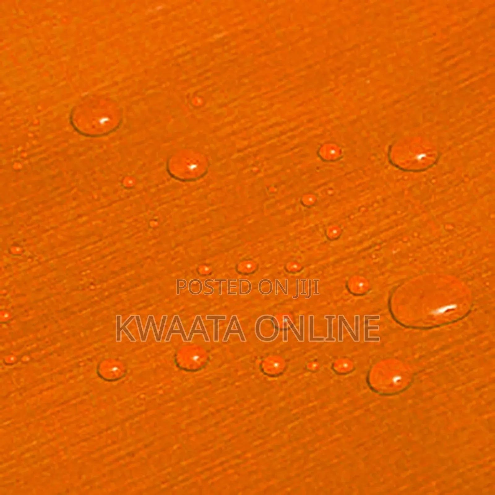 8x9m Tarpaulin/Tarp/ Sheet 100% Waterproof Tirpal Multipurpose-Orange