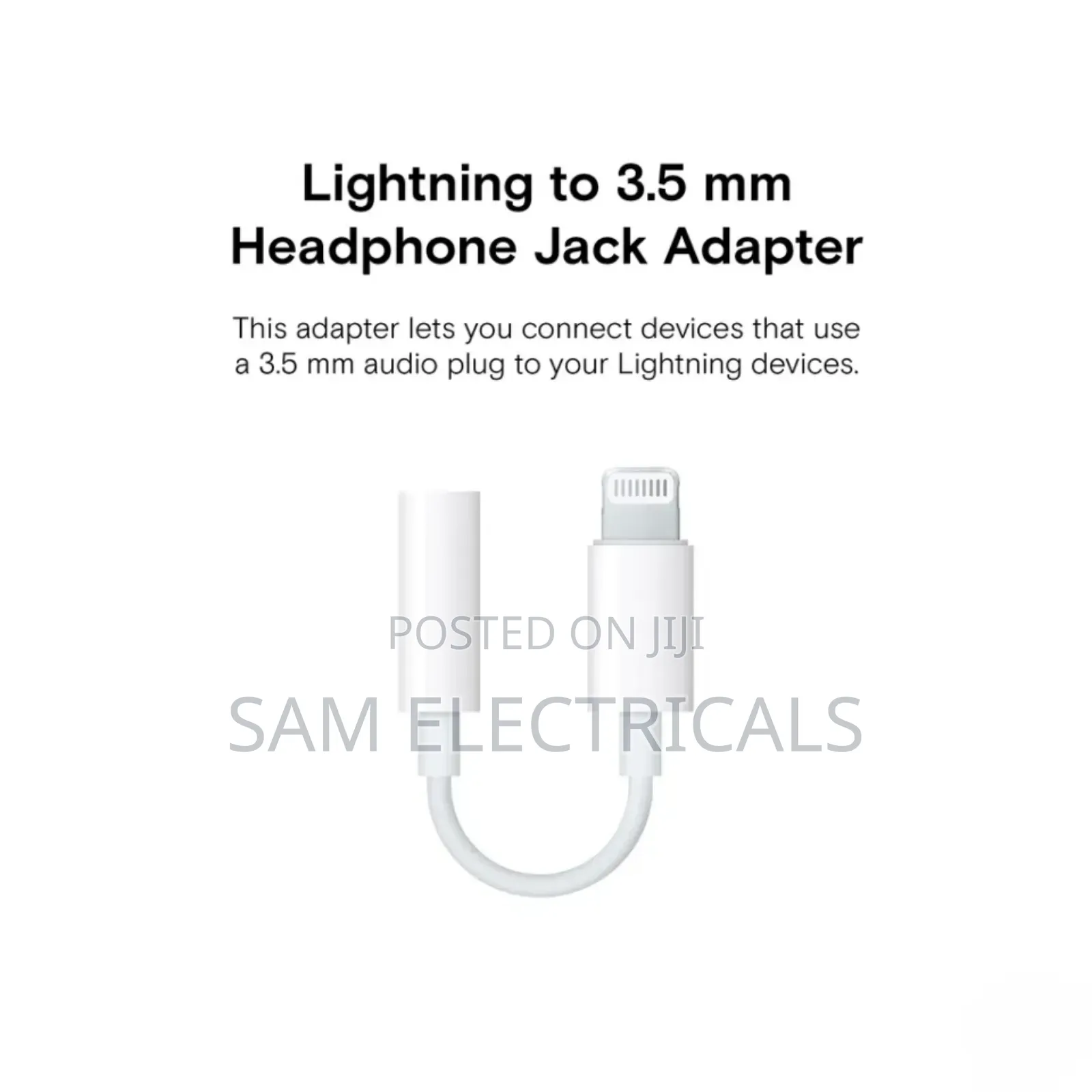 iPhone To Jack Connect (iPhone To Audio Pin