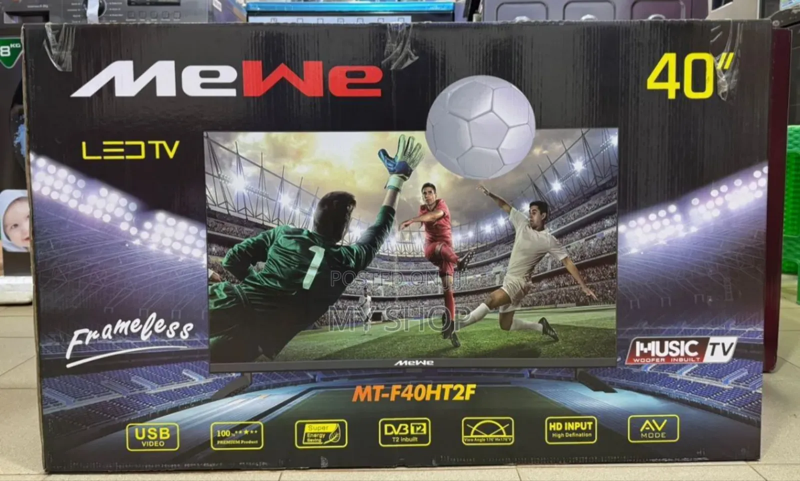 Brand New Mewe 40"Digital Tv - Super Clear Hd+1 Year Warranty