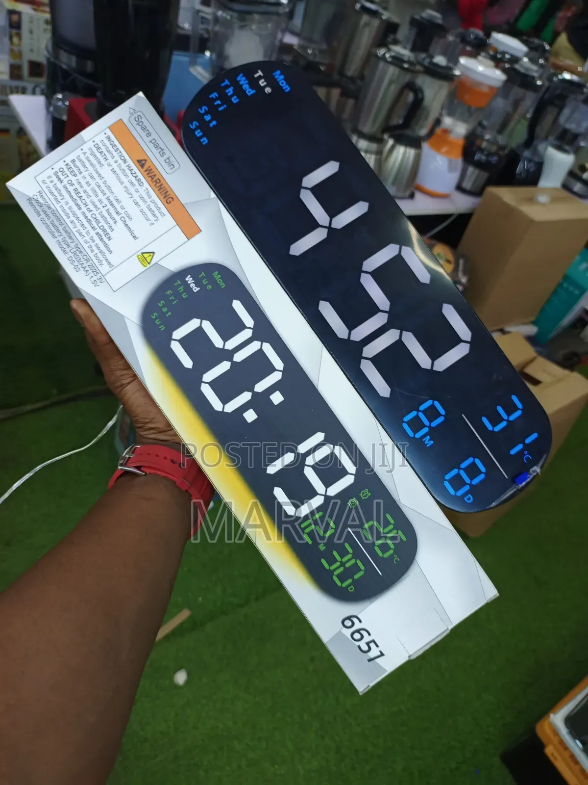 Led Digital Alarm Clock With Several Features.