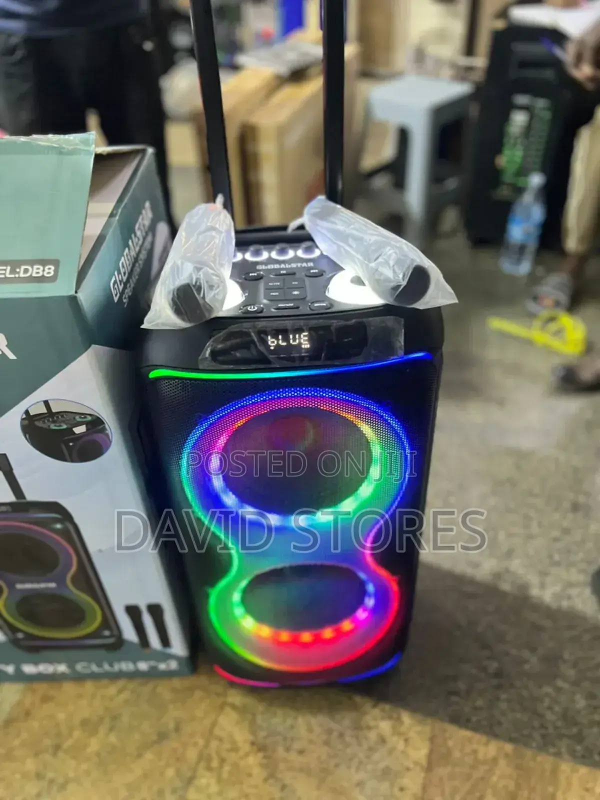 Globalstar Db8 Party Box – Dual 8" Powerful Speaker System