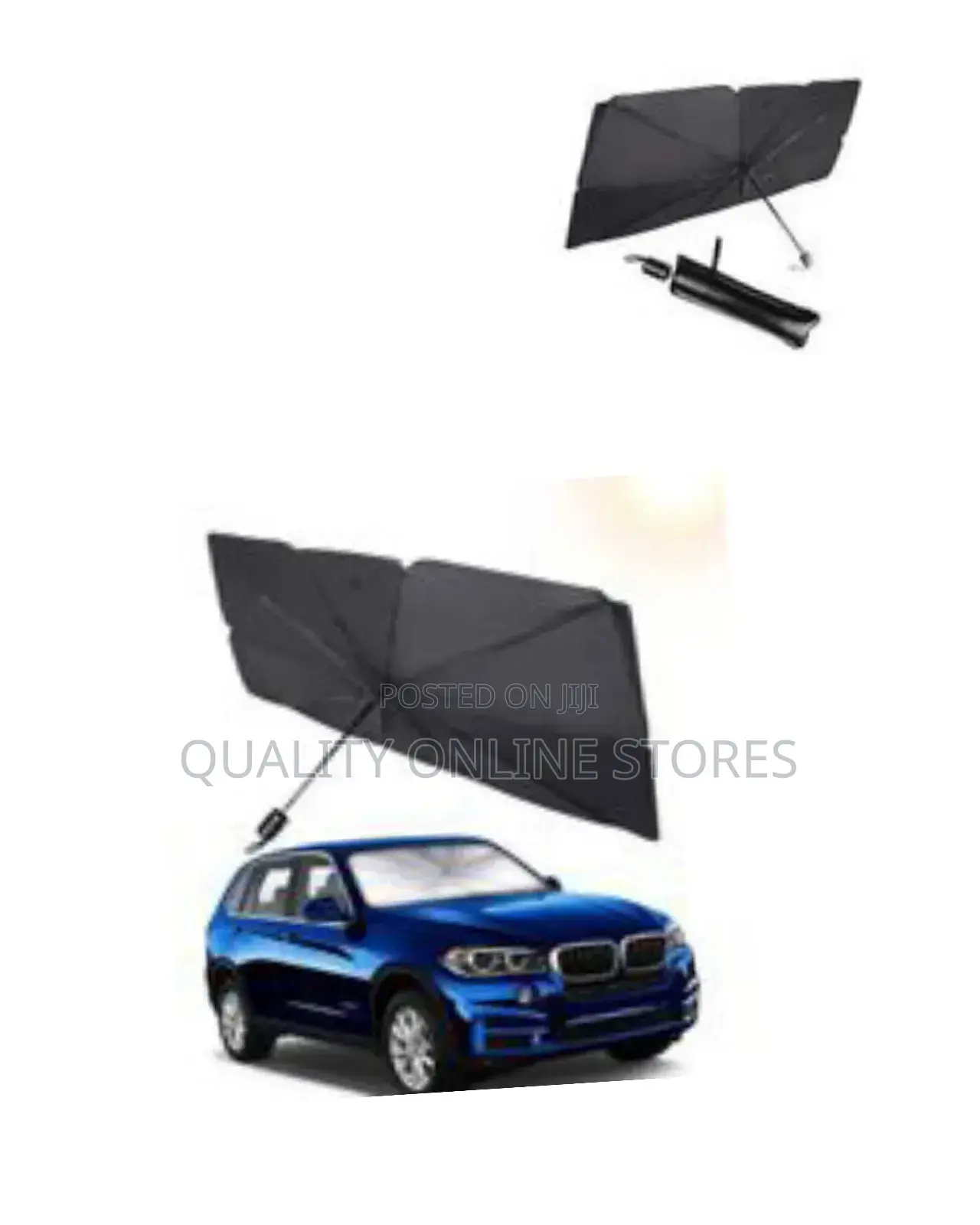 Umbrella-Style Car Windshield Sun Shade