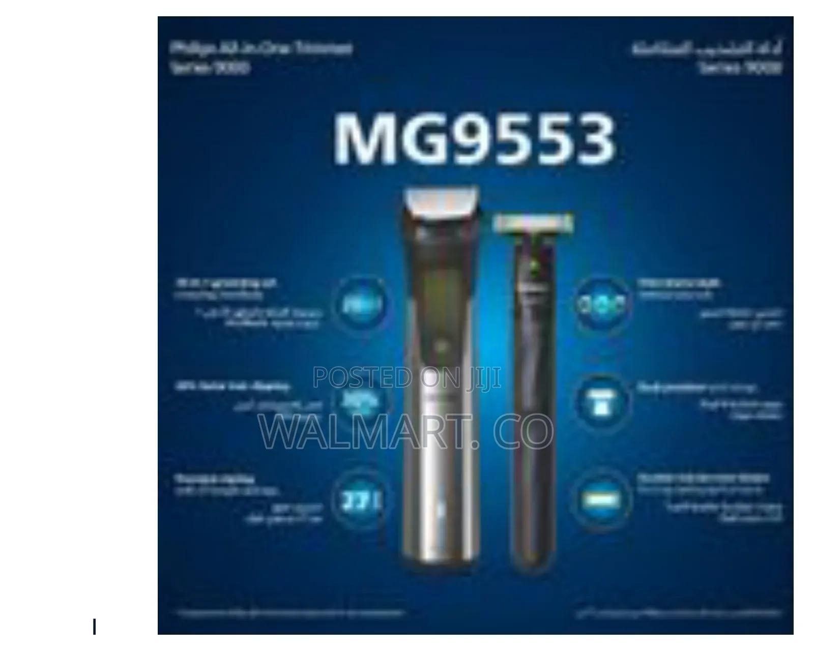 All in 1 Trimer 9000 Serie 20 in 1 Face,Hair and Body Stainless Steel
