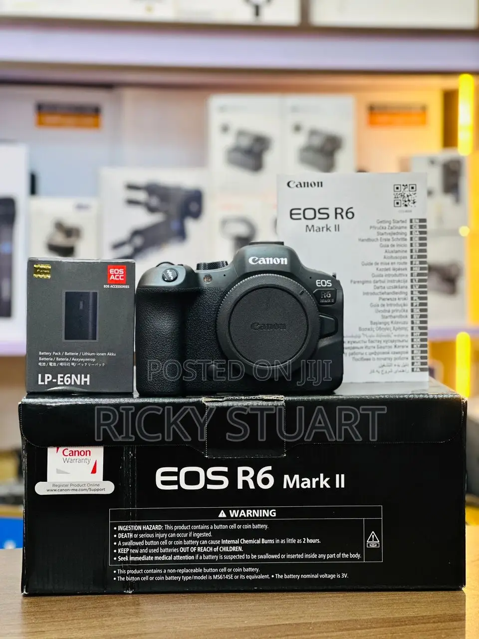 Canon Eos R6 Mark Ii Mirrorless Camera (Body Only), Full-Frame Camera