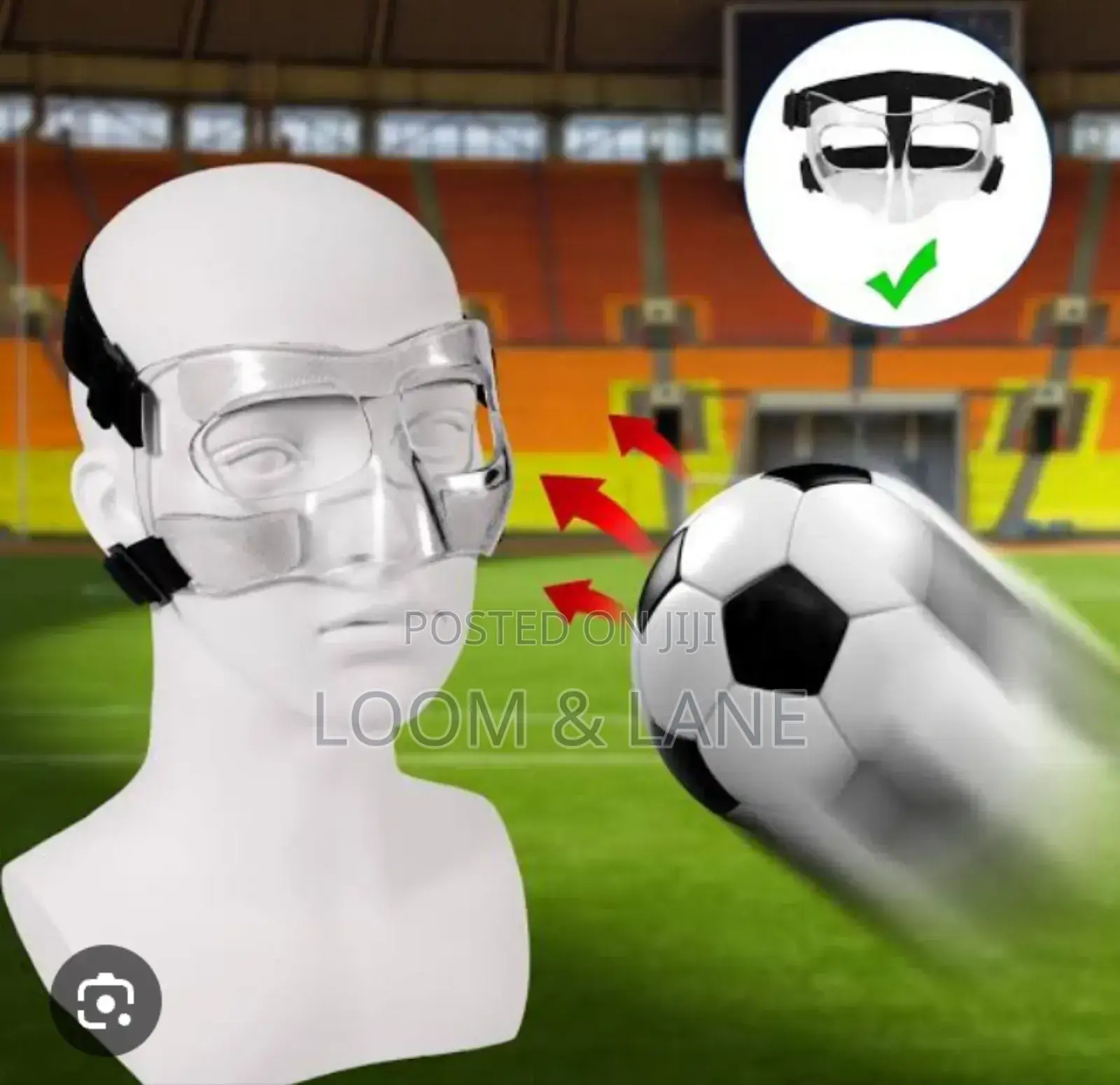 Sports Impact Protection Face Guard