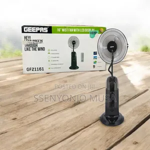 Geepas 16-inch Mist Fan With Led Display Remote Control – Gf21161